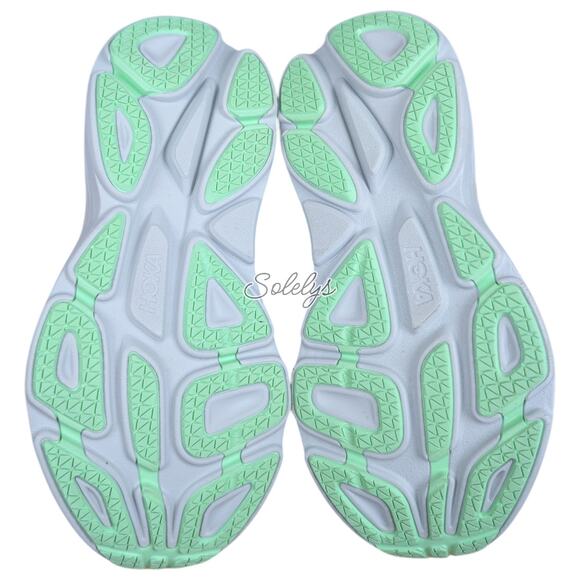 HOKA ONE Bondi 8 Womens 7.5 Olive Haze Mercury Green Run Walking Comfort Sneaker - Picture 7 of 12